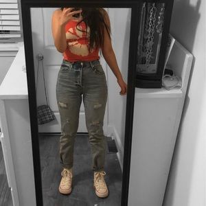 cute orange tie dye cami